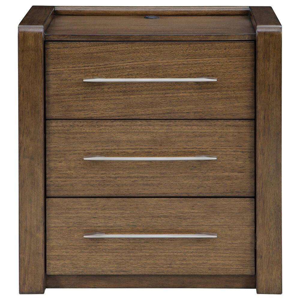 Ashley Marxmore 3 Drawer Nightstand in Brown, , large