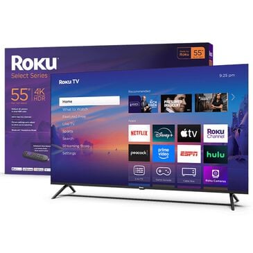 Roku 55" Class Select Series 4K LED in Black - Smart TV, , large