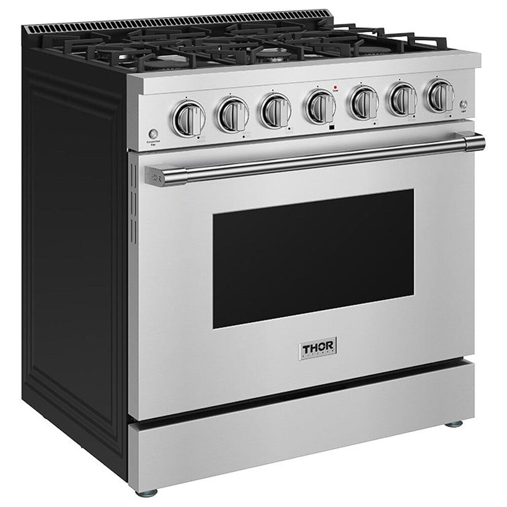 Thor Kitchen S Series 36" Professional Gas Range in Stainless Steel, , large