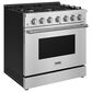 Thor Kitchen S Series 36" Professional Gas Range in Stainless Steel, , large