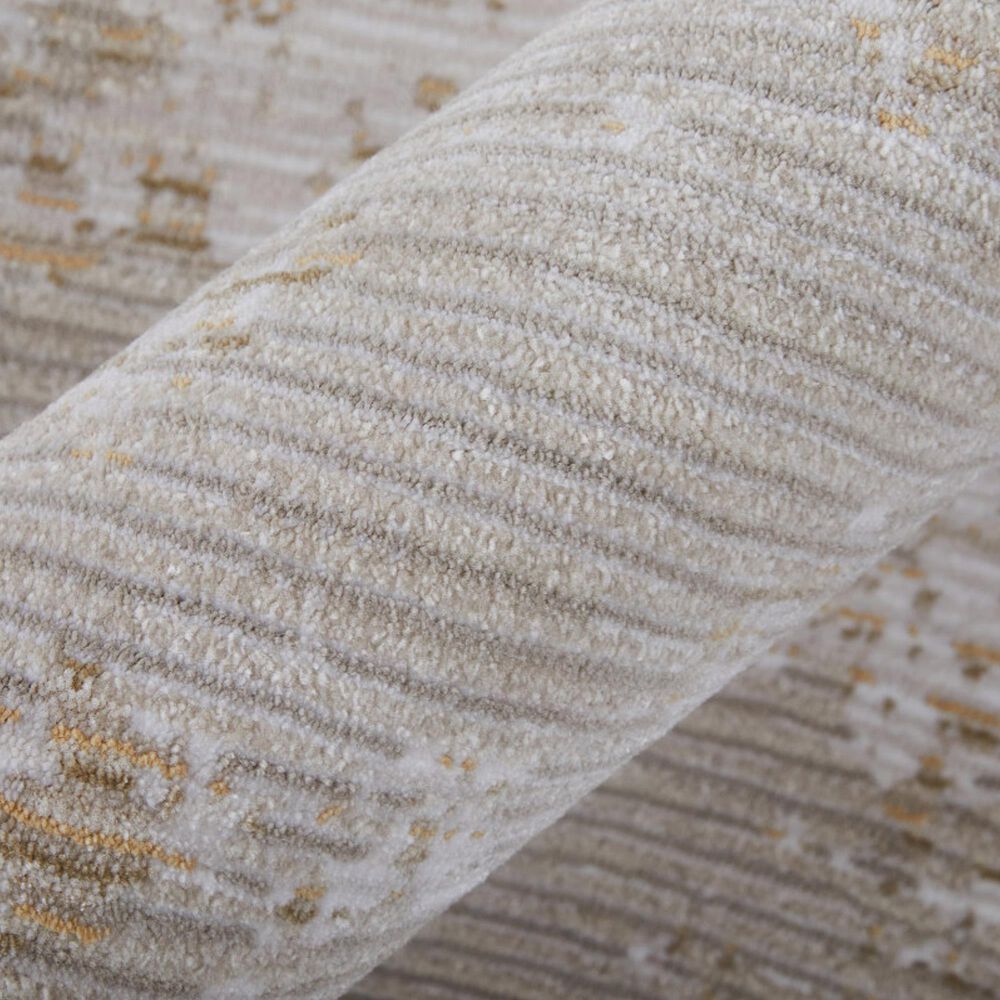 Feizy Sonora 5&#39; x 7&#39;6&quot; Ivory and Beige Area Rug, , large