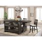 Mayberry Hill Stone 24" Slat Back Counter Stool in Dark Ash, , large