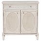 Linon Home Decor Dixfield 2-Door Cabinet in Antique White, , large