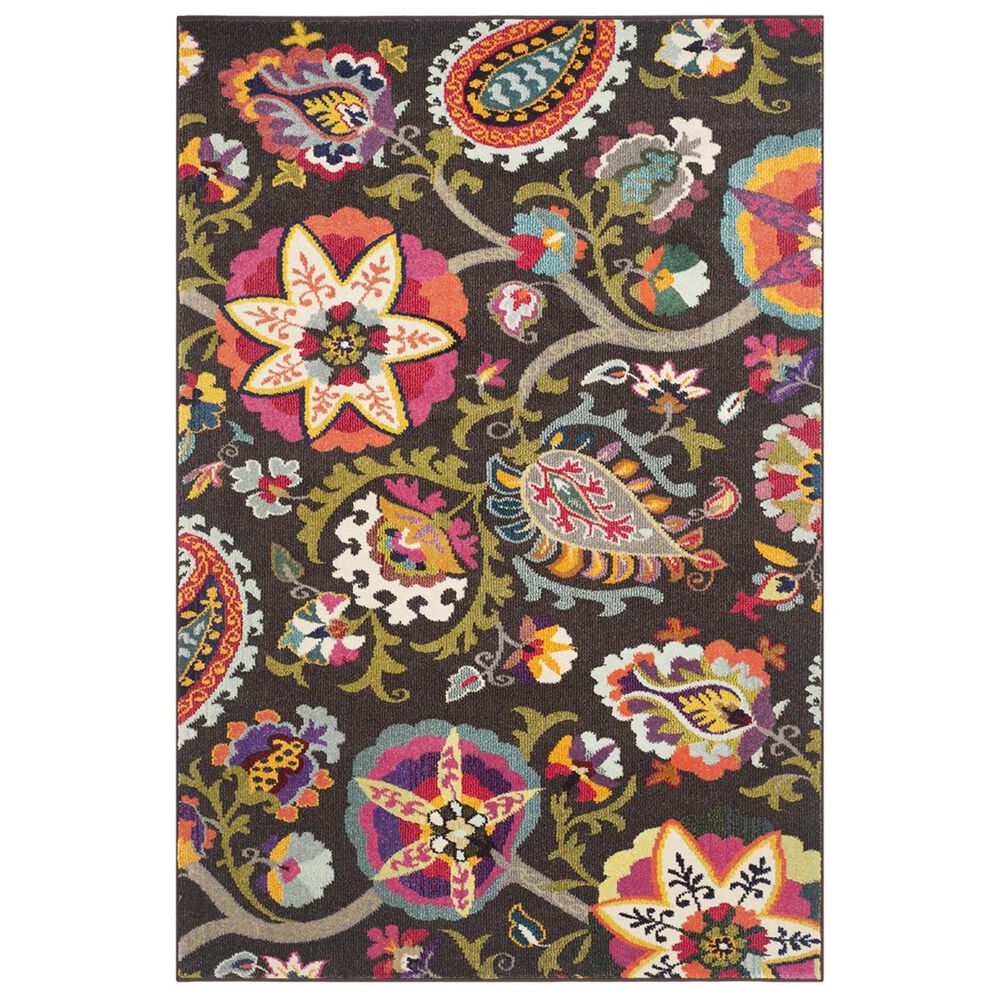 Safavieh Monaco MNC229B-5 5&#39;1&quot; x 7&#39;7&quot; Brown/Multi Area Rug, , large