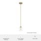 Hunter Xidane 1-Light Mini Pendant in Alturas Gold, , large