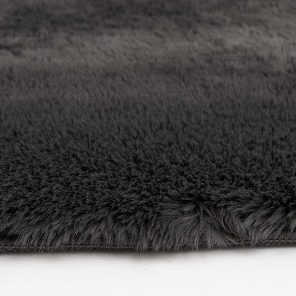 Central Oriental Belgian Black 7'6" x 9'6" Area Rug, , large