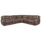 Oxford Furniture Cheers 6-Piece Power Reclining Sectional in Texas Slate, , large