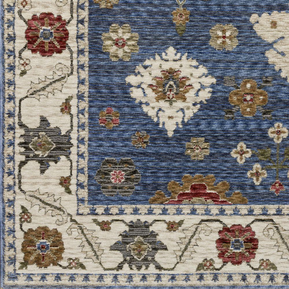 Oriental Weavers Hastings HA06Z 2&#39;3&quot; x 7&#39;6&quot; Blue Runner, , large