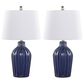 Hearth and Haven Rockwell Table Lamp in Dark Blue (Set of 2), , large