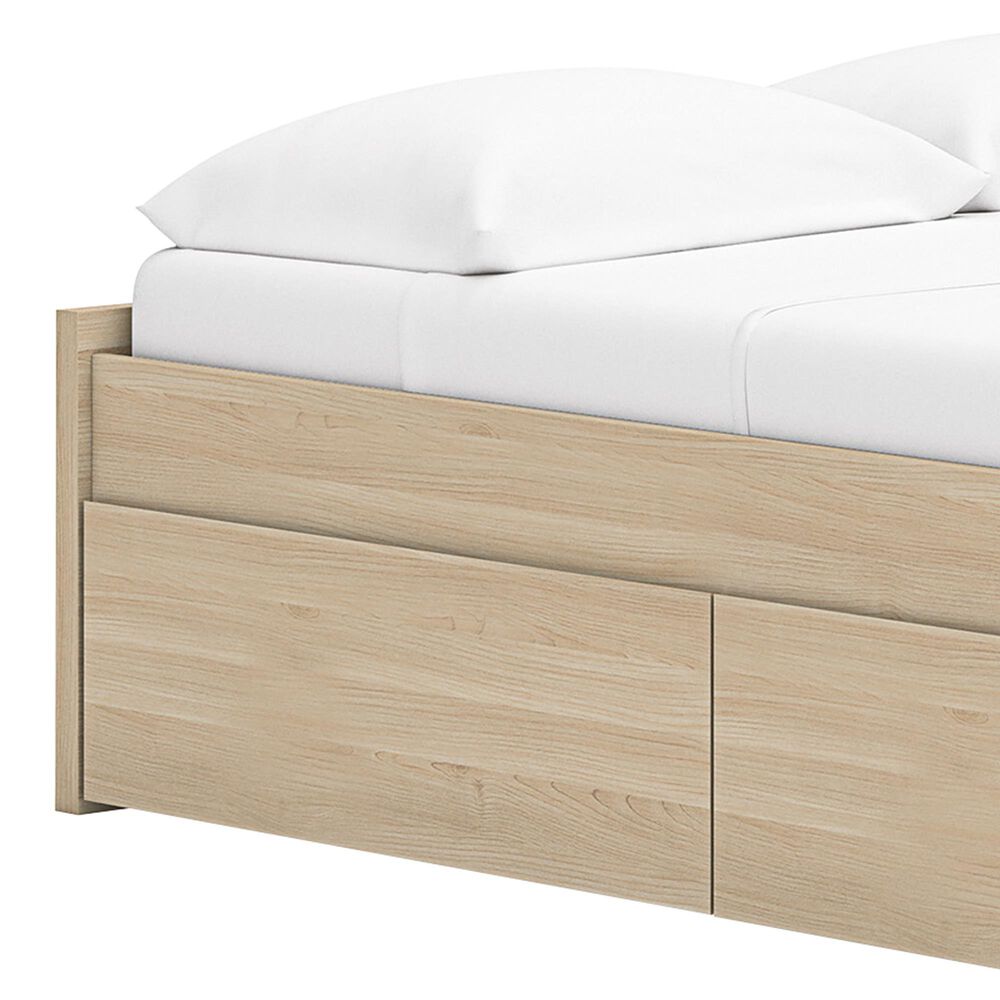 Ashley Onita Full Platform Bed with 1 Side Storage in Natural, , large