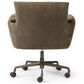 Four Hands Salerno Desk Chair in Antique Brass, , large