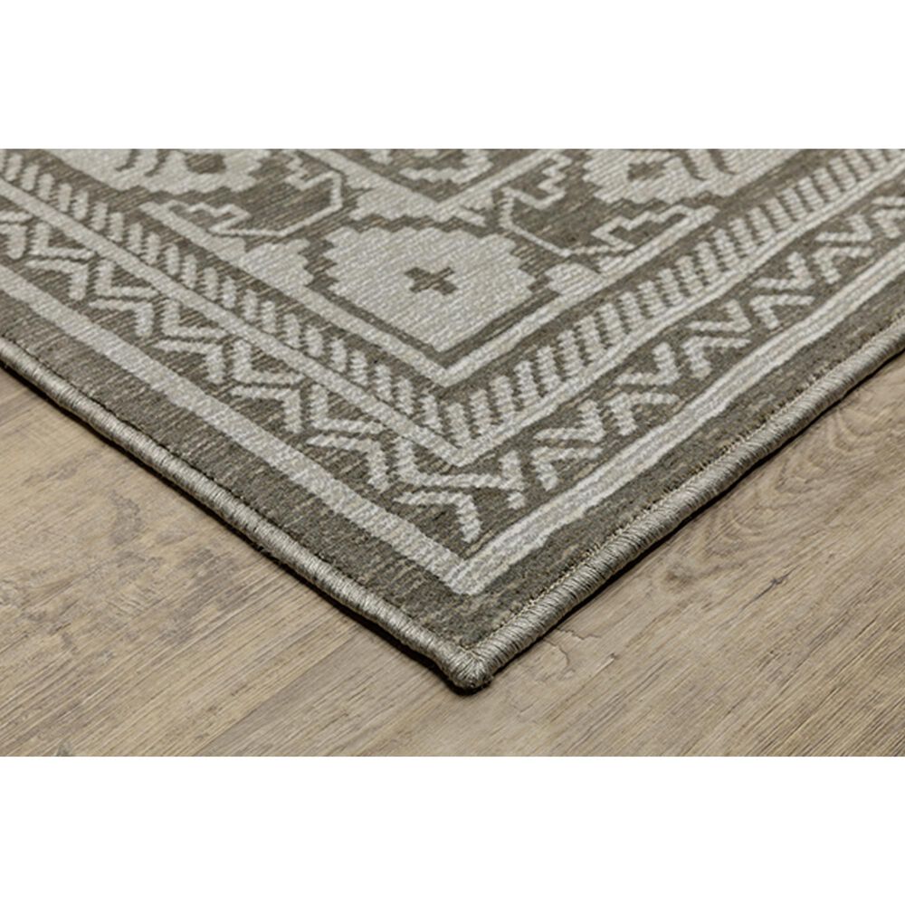 Oriental Weavers Intrigue INT06 5&#39;3&quot; x 7&#39;6&quot; Grey Area Rug, , large