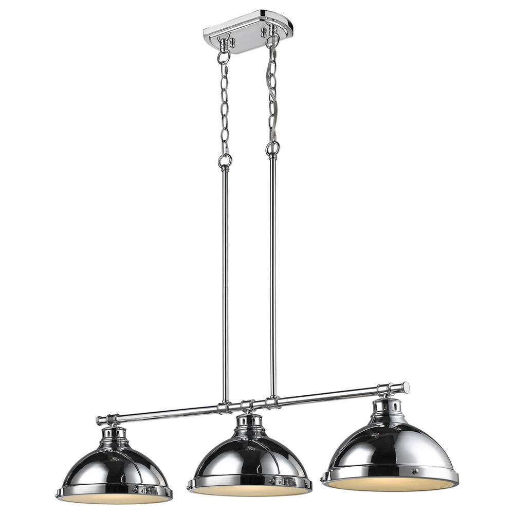 Golden Lighting Duncan 3-Light Pendant in Chrome, , large