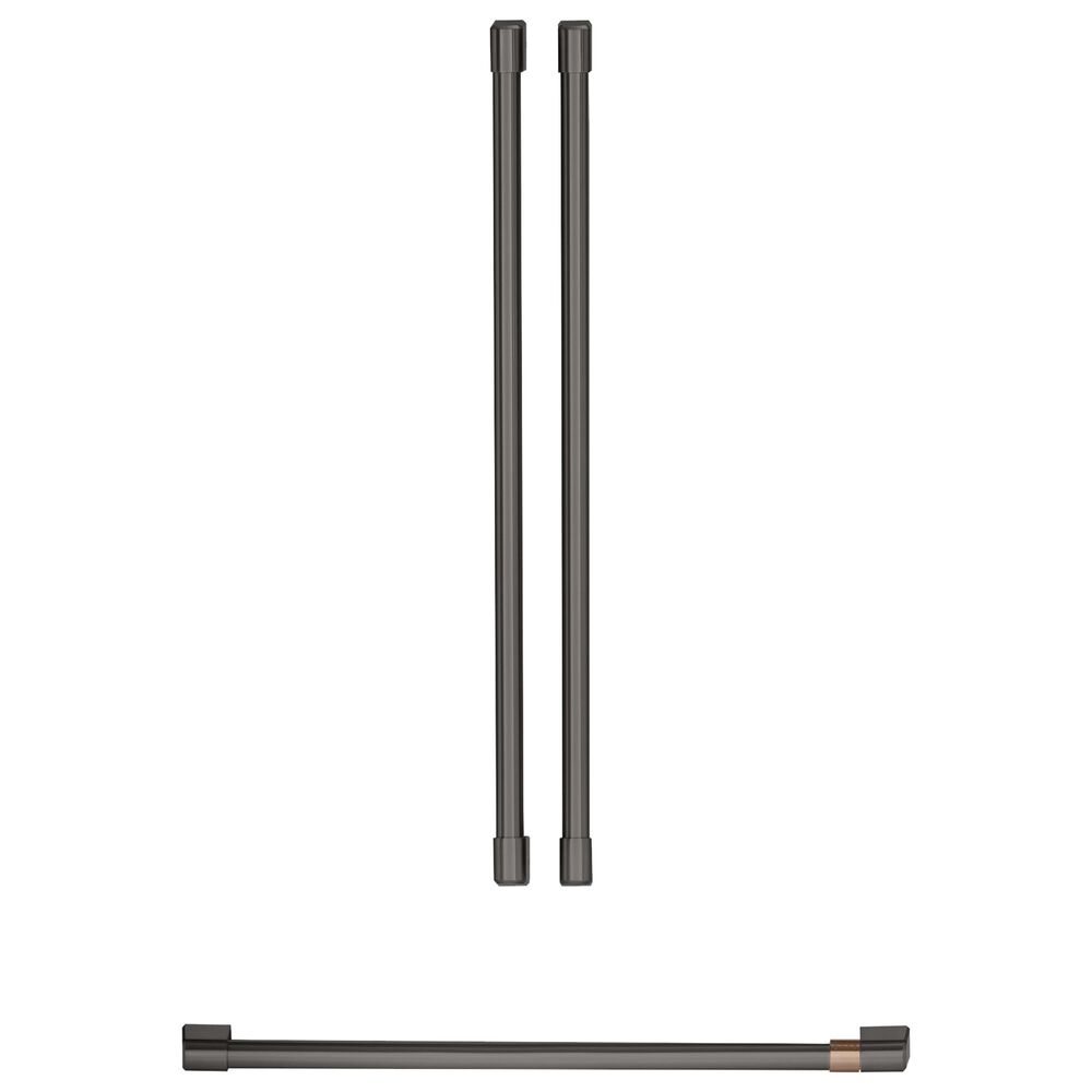 GE Cafe Refrigerator Handle Kit in Brushed Black Nebraska Furniture Mart