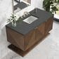 James Martin Vanities Marcello 48" Single Bathroom Vanity in Chestnut with 3 cm Charcoal Soapstone Quartz Top and Rectangular Sink, , large