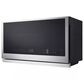 LG 2-Piece Kitchen Package with 6.3 Cu. Ft. Smart Freestanding Gas Range and 2.1 Cu. Ft. Smart Over-the-Range Microwave in Printproof Stainless Steel, , large