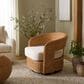 Safavieh Leanna Swivel Chair in White, , large