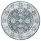Safavieh Isabella ISA940F 6"7" Round Gray and Cream Area Rug, , large