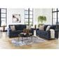 Ashley Aviemore Stationary Loveseat in Ink, , large