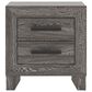 Ashley Sylveri 2-Drawer Nightstand in Gray, , large