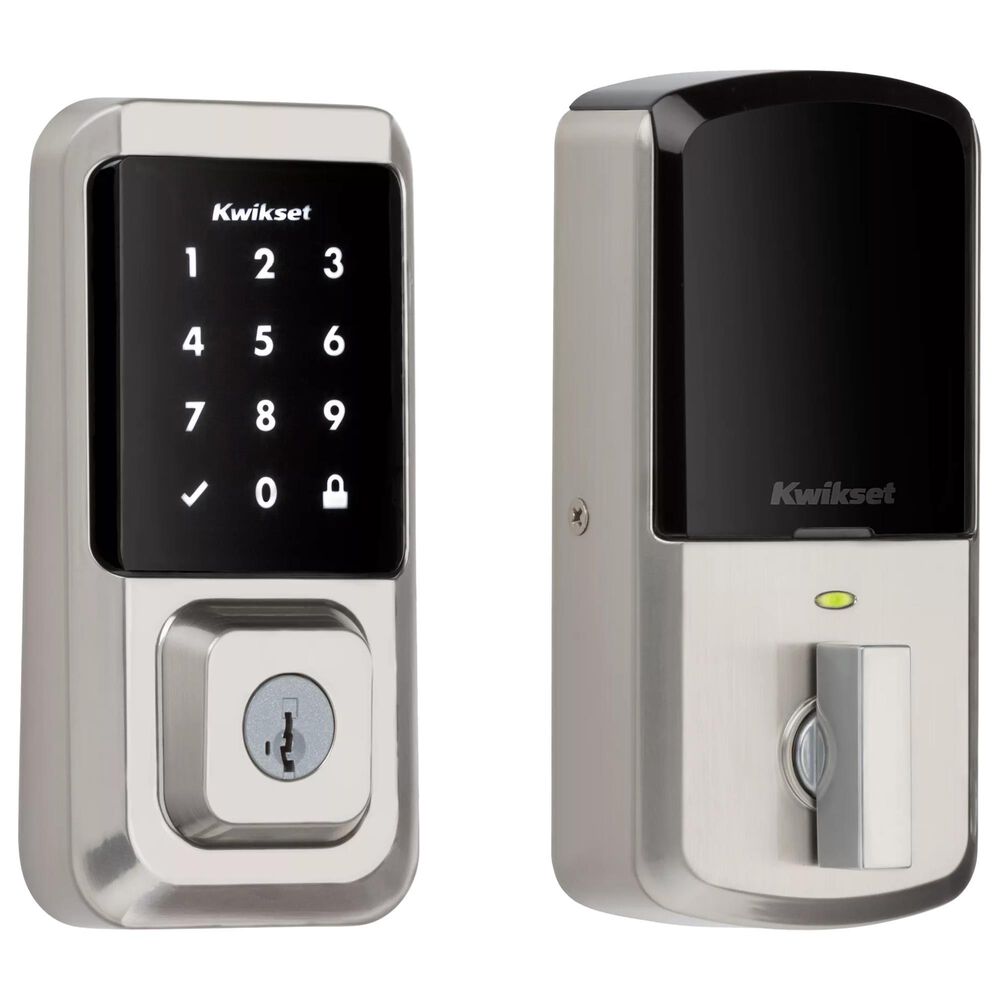 Kwikset Halo Touchscreen Wi-Fi Enabled Smart Lock in Satin Nickel, , large