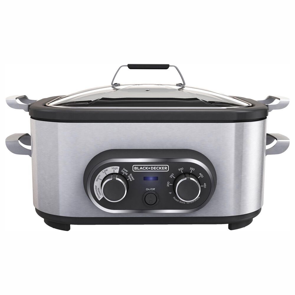 Black and Decker 6.5-Quart Multicooker in Stainless Steel, , large