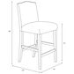 Skyline Furniture Bar stool in Velvet Ink, , large