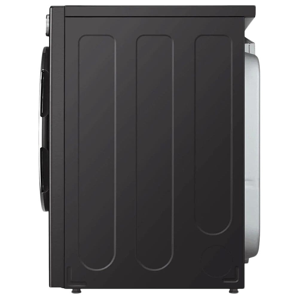 LG 5 Cu. Ft. Front Load Washer with 25 Wash Cycles and 7.4 Cu. Ft. Electric Dryer Laundry Pair in Black Steel, , large