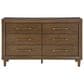 Ashley Lyncott 6-Drawer Dresser Only in Brown, , large