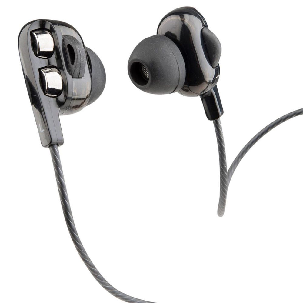 MobileSpec Dual Driver Wired Earbuds in Black, , large