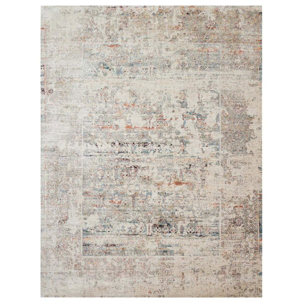 Loloi Javari 9"6" x 12"6" Ivory and Granite Area Rug, , large
