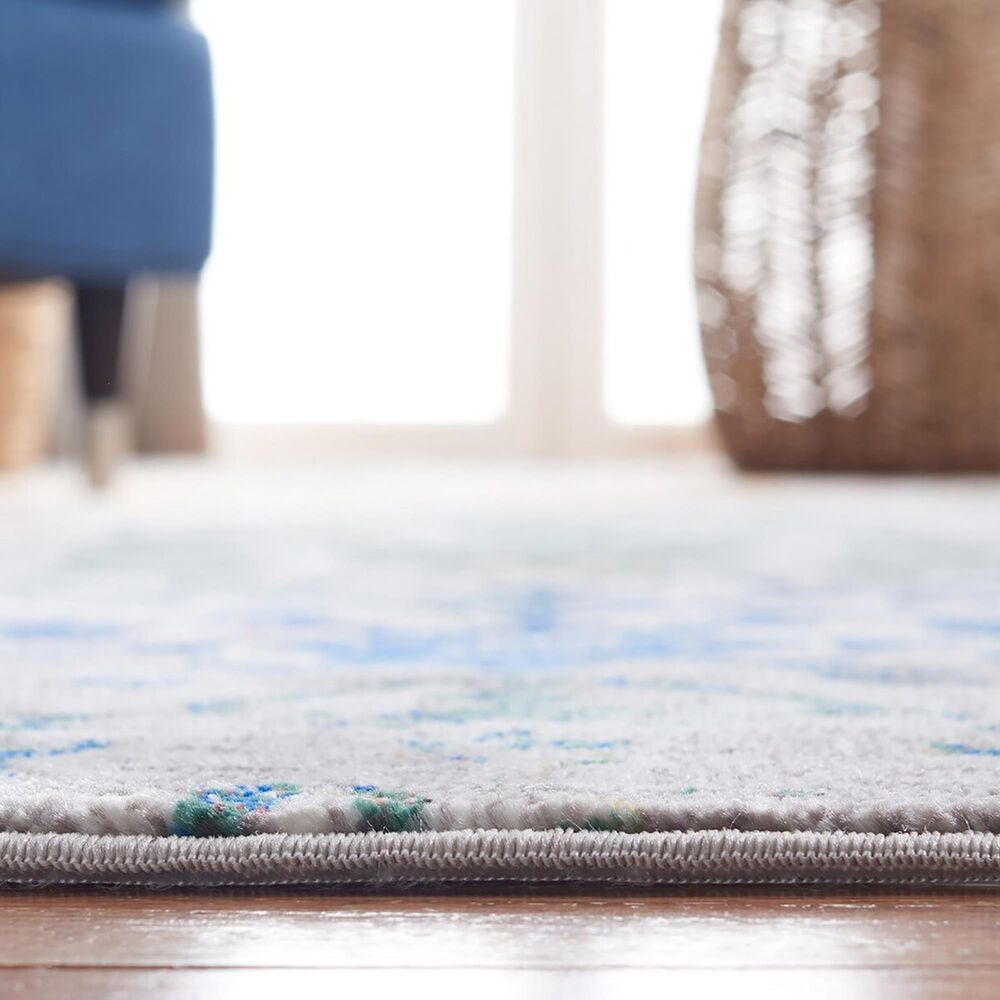 Safavieh Aria 2&#39; x 8&#39; Grey and Green Runner, , large