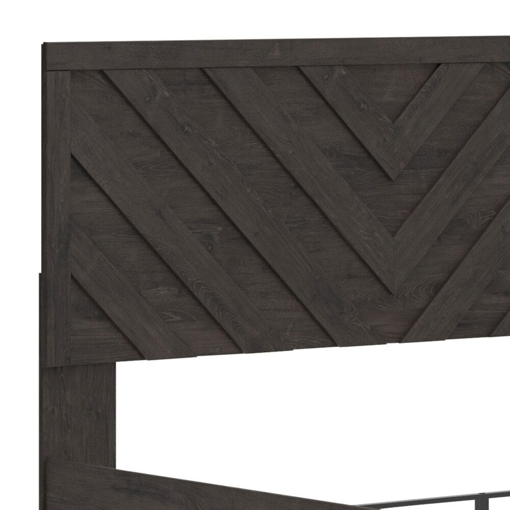Ashley Prendonea King Panel Bed in Dark Charcoal, , large