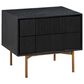 Blue River Carnaby 3-Piece Queen Bed Set in Black Brushed and Bronze, , large
