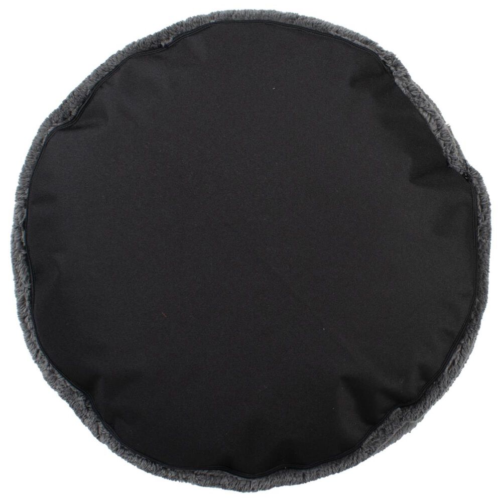 Howard Elliott Shar Pei Tall Pouf in Charcoal, , large
