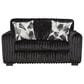 Arapahoe Home Lush Stationary Loveseat in Black, , large