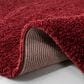 Safavieh August Shag 2"3" x 8" Burgundy Runner, , large