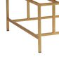 Lexington Home Brands Pinnacle Rectangular Cocktail Table in Anticato and Satin Gold, , large