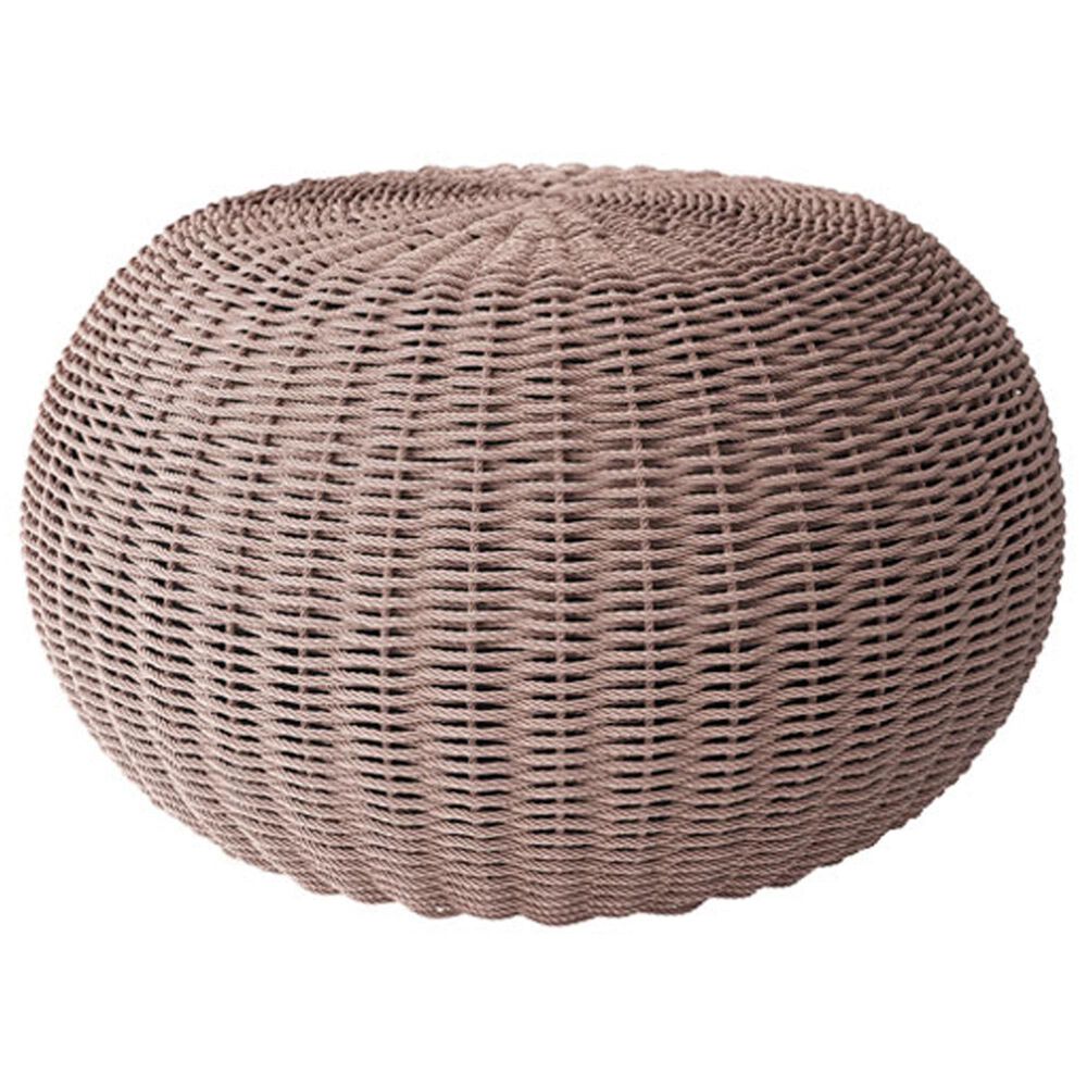 Ebel Outdoor Furniture Cloud Large Patio Pouf in Rose, , large