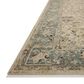 Loloi Briar Antique Ivory and Blue 9"3" Round Area Rug, , large