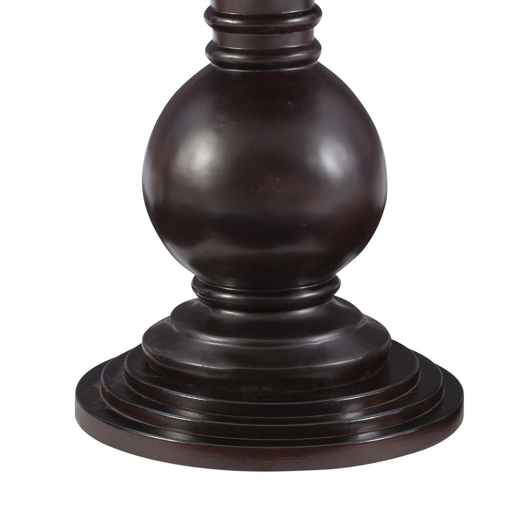 Linon Home Decor Amelia Round Accent End Table in Espresso, , large