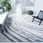 Safavieh Craft CFT843M 9" x 12" Blue and Grey Area Rug, , large
