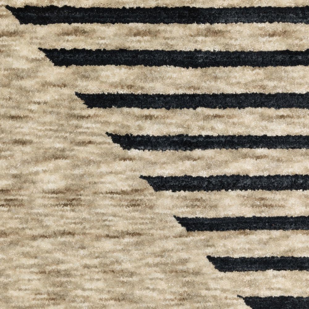 Oriental Weavers Capella Beige and Black 7&#39;10&quot; x 10&#39;10&quot; Area Rug, , large