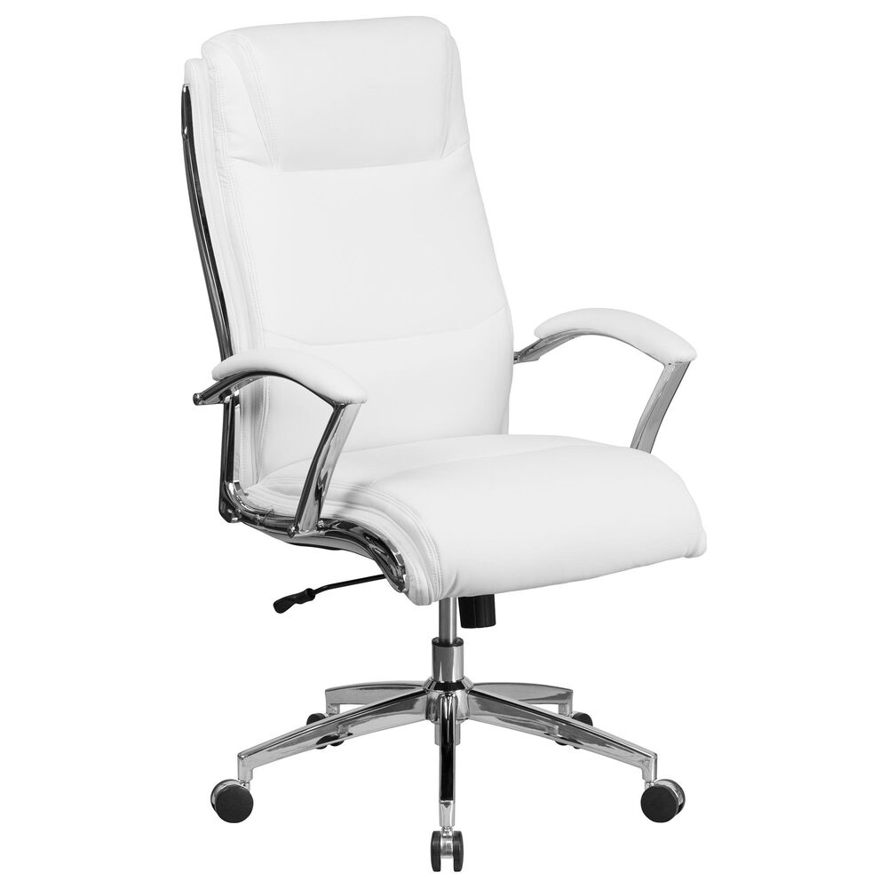 Flash Furniture Hamilton Chair in White, , large