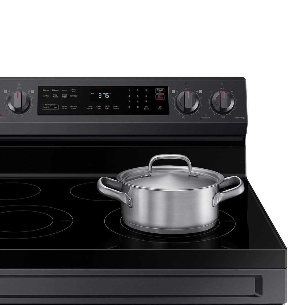 Samsung 6.3 Cu. Ft. Freestanding Electric Range with No-Preheat Air Fry in Black Stainless Steel, , large