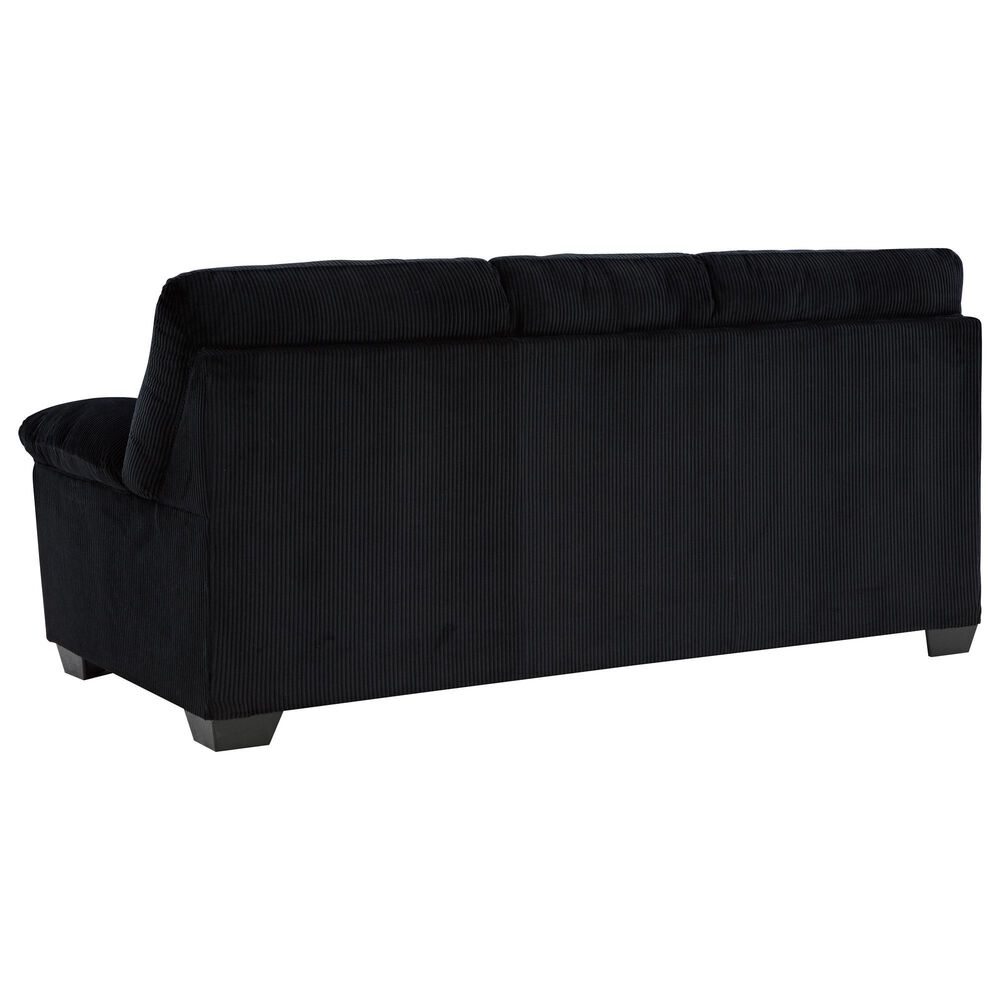 Ashley SimpleJoy Stationary Sofa in Onyx, , large