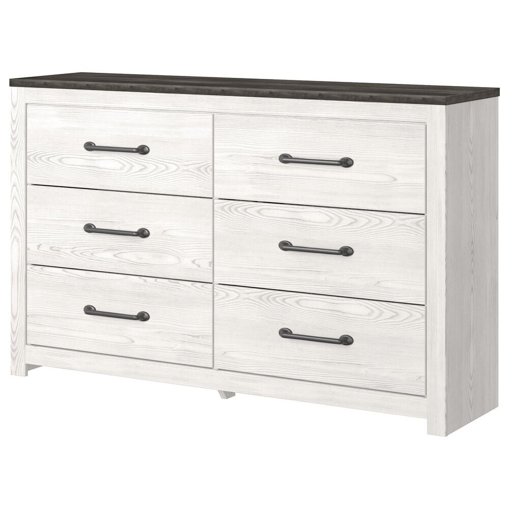 Ashley Gerridan 4-Piece Queen Bedroom Set in White and Gray, , large