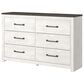 Ashley Gerridan 4-Piece Queen Bedroom Set in White and Gray, , large