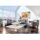 Furniture of America Babcock 3-Piece Living Room Set in Gray, , large
