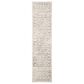 Safavieh Tulum TUL271A 2" x 11" Ivory and Grey Runner, , large